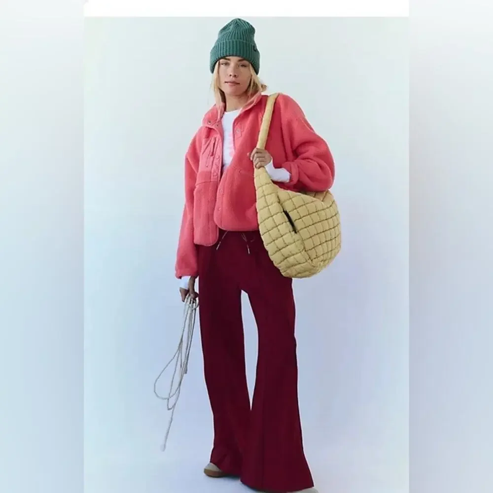 Free People Sideways Pants in Crimson